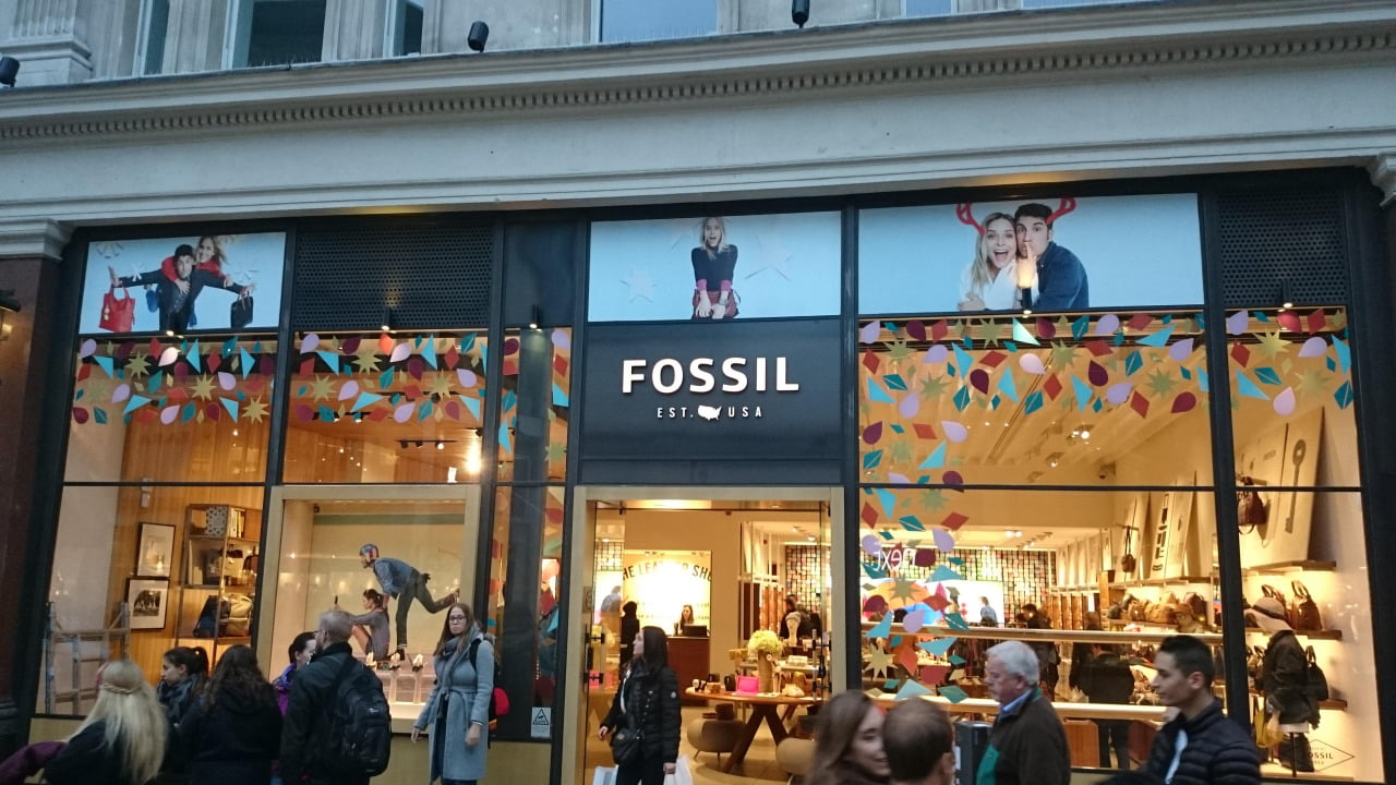 Fossil Stores Product Launch Graphics PBS