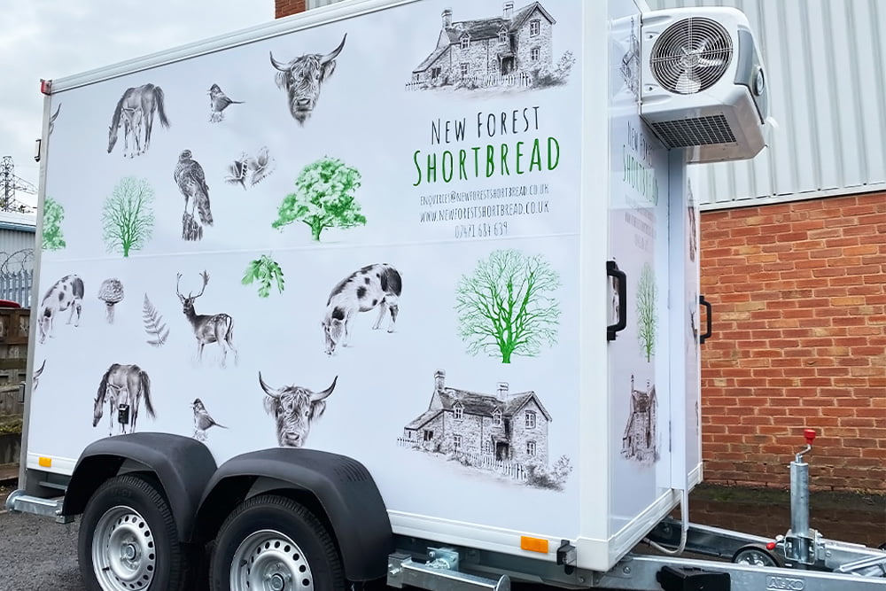 New Forest Shortbread Trailer Graphics 6